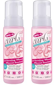 Dippity-Do Girls With Curls De-Frizz Curl-Boosting Mousse Duo, 2 Pack
