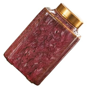 Cabilock Tarro De Hermético Para Té y Diseño Creativo y Estiloso Para Almacenamiento De Frutos Secos y Granos Recipiente Multiusos Para Cocina y Hogar