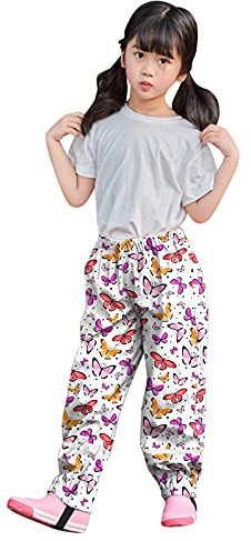 Unisex Regenhose Kinder, Regenhose Damen wasserdicht und Winddicht Atmungsaktiv Hosen Matschhose Wanderkleidung Latzhose Damen Hose Überziehhose für Mädchen Jungen Ungefüttert Regenbundhose