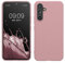kwmobile Hülle kompatibel mit Samsung Galaxy A54 5G Hülle - TPU Silikon Handyhülle - Schutzhülle stoßabsorbierend flexibel - Case in Altrosa