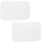 Echehi Paquete de 2 Protector Fregadero, 40 x 30 cm Protector Fregadero Cocina de Corte DIY, Alfombrilla Fregadero Cocina de Drenaje Rápido para Platos, Cristalería, Verduras. Transparente