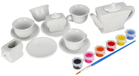 Vaisselle de Cuisine en céramique à Peindre Mega Creative