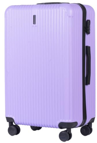 Wings Koffer Hartschale - 77 x 48 x 29 cm Groß Reisekoffer & Trolleys - Ultraleicht Rollkoffer mit Rollen - Koffer Trolley Handgepäck - Hartschalenkoffer Mit Schloss - Trolley Klein für Flugzeug