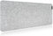 Schreibtischunterlage Filz [Rutschfest] 90x45cm - Premium antirutsch XXL Mauspad - Schreibunterlage für Homeoffice - Schreibtisch Unterlagenmatte - Desk Mat - Schreibtisch Unterlage Büro -hellgrau