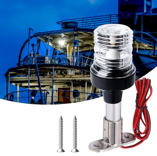 LED-signaleringsnavigeringsljus för båtar, ankare, båtar, ankare, navigeringsljus, båttillägg, yachter, 12 V ~ 24 V