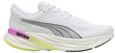 PUMA Magnify Nitro 2 Laufschuh Weiß blau, 43 Herren
