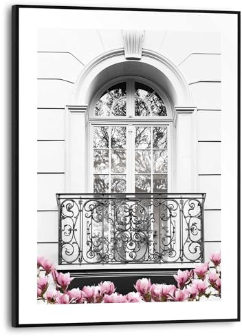 REINDERS Gerahmtes Bild, Romantischer Balkon, Wohnzimmer, MDF, 40 x 30