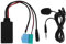 Sttejlbho Auto Bluetooth Musica Audio Microfono Vivavoce Adattatore ISO per Grande Punto Dopo il 2007 per