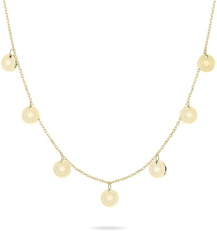 LIEBESKIND BERLIN Damen Halskette LJ-1770-N-45 aus Edelstahl in IP Gold