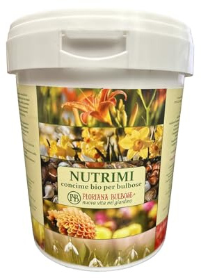 NUTRIMI - Concime granulare naturale organo-minerale per bulbi e piante by FLORIANA BULBOSE (1 Kg)