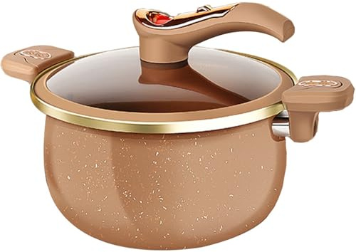 Ceramic Micro-Pressure Pot Soup Clay Casserole Household Cooking Non-Stick Stew For Stews, Roasting, Bread Baking