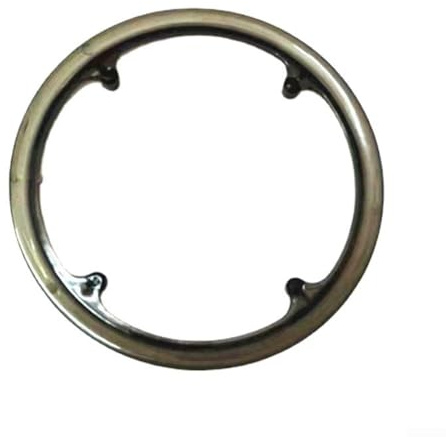 Comgooldool 42T Kettenschutz für Mountainbike, 4-Loch Kurbelgarnitur Ritzelabdeckung Schutz, Kunststoffschutz für MTB Fahrradteile, Braun Transparent 9,6 x 10,6 cm