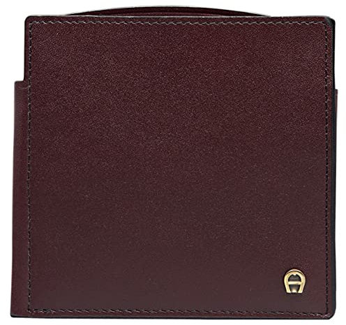 Etienne Aigner Geldbörse, Bordeaux, Modern, Klassisch, Braun, Leder, Geldklammer, Damen, WALLET