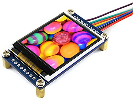 Waveshare 128x160 Pixels 1.8inch LCD Display Module with Embedded Controller Communicating Via SPI Interface