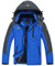 donhobo Herren Fleecejacke Winter Warm Softshelljacke Outdoor Skijacke Winddichte Wasserdicht Atmungsaktiv Regenmantel Funktionsjacke(Blau,M)