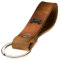 ELBERCRAFT® Schlüsselanhänger Leder AUTO Geschenk für Frauen oder Männer pflanzlich gegerbt braun mit gravur schwarz 12 cm made in Germany Leather Keychain Autoschlüsselanhänger