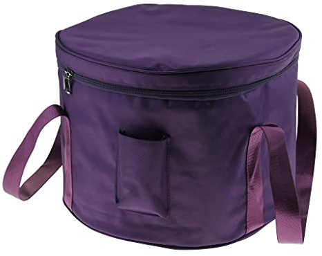sharprepublic 8-14 Zoll Kristall-Klangschale Tasche Koffer, Baumwolle gepolsterte Klangschale Tragetasche Rucksack - 14 Zoll