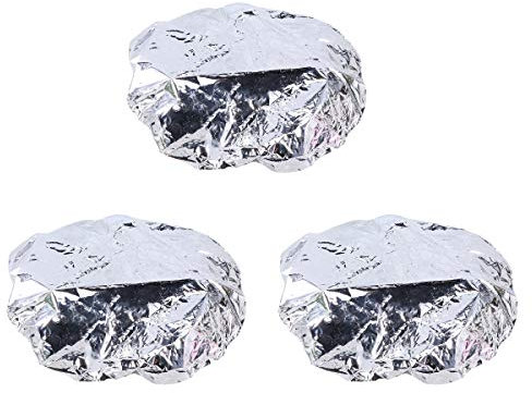 Beaupretty Disposable Hot Oil Treatment Cap Aluminum Foil Conditioning Heat Thermal Cap Hair Steamer Gel Deep Conditioning Hair Cap (Silver)