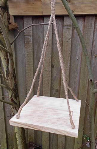 Deko-Impresion Hängetablett Holztablett Küchenhänger Hängeregal 36 x 36 Landhausstil