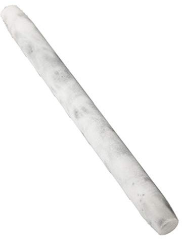 JLCP 25Cm Home Marmor Nudelholz, Mühe Sparen Verschleißfest Antihaft Rolling Pin Für Pizza/Pasta/Pie Crust/Cookie/Fondant Icing,Grau