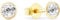 Amor Ohrstecker Damen, onesize, Gold, Kommt in Geschenk Box