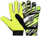 Keeperking Torwarthandschuhe Kinder, Jungen und Mädchen, Junior Fußballhandschuhe Fußball Spielerhandschuhe für Jungen tormannhandschuhe (3,Gelb-Schwarz-Weiß)