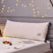 YUR Rutschfestes Nachttisch-Kopfteil-Kissen für Bett/Sofa/Couch, mit Befestigungsbändern, Tatami-Rückenpolster, Lesekissen, abnehmbarer Bezug
