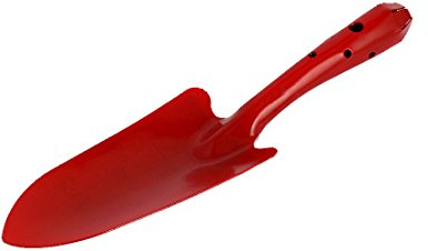 Ruilogod 270mmx80mmx26mm Metall Gärtnern Pflanzen Graben Kelle Gartenwerkzeug Red