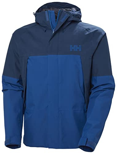 Helly Hansen Men's Rain Jacket, Deep Fjord, M UK