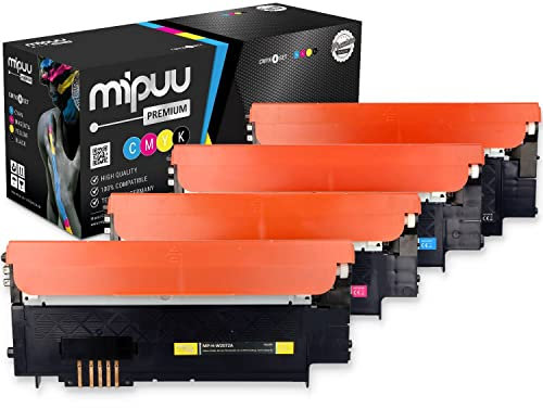 Mipuu 4 Toner Set kompatibel mit HP 117A W2070A W2071A W2072A W2073A Tonerkartusche für Color Laser 150 150NW 178 178FWG 178NWG 179 179FNW (Schwarz Cyan Magenta Gelb)