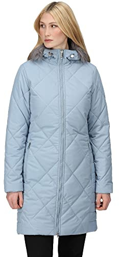 Regatta Women's Fritha Ii Baffled Quilted Jackets, Ice Grey, 12 UK