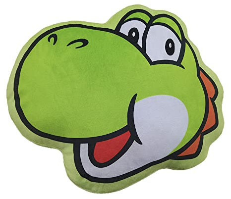 Nemesis Now Super Mario Yoshi Kissen, 40 cm, Grün