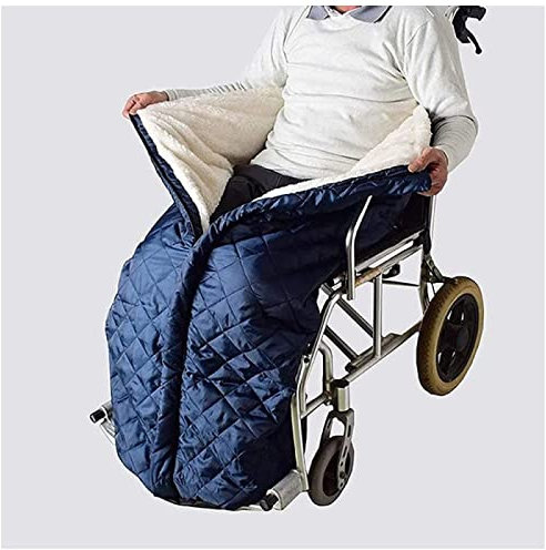Shvieiart Rollstuhldecke Warm, Einfache Handhabung WäRmesack FüR Rollstuhl, für Warme Abdeckungen für Bein Und Unterkörper WäRmesack FüR Rollstuhlfahrer