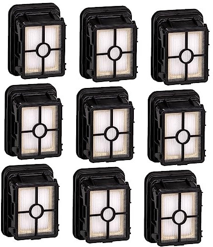 (9 Stück) Ersatz-HEPA-Filter, kompatibel mit Bissell Crosswave 1785 1866 2306 2551 2554 2590 2593 2596 CrossWave Cordless Max All-in-One Nass-Trockensauger, im Vergleich zu Teilenummer 1608684