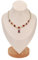 PenRux Schmuckbüsten-Halsketten-Präsentationsständer, Leder-Schmuckstaffelei Halsketten-Ketten-Präsentationsbüstenständer Turmständer, Schmuck-Mannequin-Ständer, Schmuckhalter (Beige)