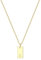 CASSIECA Kette Buchstaben für Damen Mädchen 16K Gold Buchstaben Kette B Gold Halskette Damen Kette Gold mit Anhänger Personalisiere Geburtstags Geschenk für Frauen Mädchen Mama (mit Box)