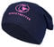 SCHIETWETTER Leichte Beanie Mütze Möwe, Übergangsmütze, dünne Kopfbedeckung, Logo-Print, stretch, warm, einfarbig navy/neon magenta OS