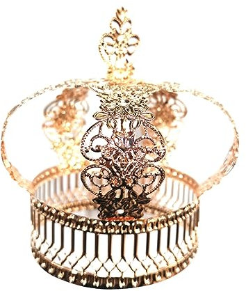 TOYANDONA Crystals Decor Pearl Hair Accessories Rose Gold Decorations Cake Decoration Accessories Cake Tiara Royal Cake Decorations Wedding Headband Queen Baby Crown Cake Crown Princess Hat