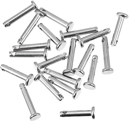 BESTonZON 304 Stainless Steel Clevis Pins Flat Head Pins Tool Kit for Diy Repair