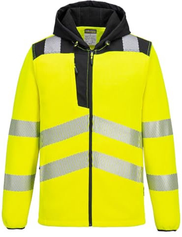 PORTWEST Polaire technique Hi-Vis PW3 Jaune/Noir L - Vêtements haute visibilité