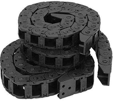 3Pcs Cable Carrier Chain Nylon Drag Chains for 2.4 3D Printer Replacement, 3 Hole Mount with Nylon Material, for Model