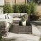 Interiyou Outdoor Teppich Wetterfest Lome - 140x200 cm Weiß - Wasserfest für Balkon, Terrasse, Garten - Outdoorteppich passend auch für Wohnzimmer, Schlafzimmer und Küche - Aussenteppich