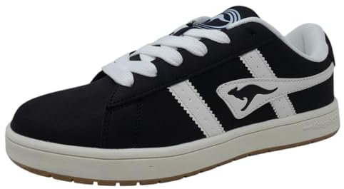 KangaROOS Unisex K-CA AD Pimp Sneaker, Jet Black/White, 45 EU