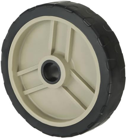 PATIKIL 5 Air Compressor Wheels, Universal Air Compressor Wheel Replacement Part, Air Compressor Wheel Replacement Wheel with 0.6 Dia. Hole for Easy Mobility, Beige