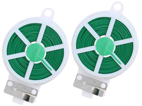 Sosoport 2rollen Flexible Pflanzenbinder Inklusive Integriertem Cutter Für Fixieren Von Kletterpflanzen Und Bäumen Vielseitig Einsetzbar Im Garten