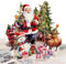 Hierein Pop Up Weihnachtskarte, Weihnachtsbaum und Weihnachtsmann Weihnachtskarte 3D mit Umschlag, Schneemann und Elch Weihnachtskarte für Frau Mama Freundin Familie Freunde Kinder