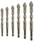 New Four-Flute Sawtooth Eccentric Drill Bit, Cozy Hoome Drill Bits, Efficient Drill and Tap Set, Titanium-Coated Design Drill Bit, Multiple Sizes Drill Bit Set for Wood and Metal (4+5+6+8+10+12mm)