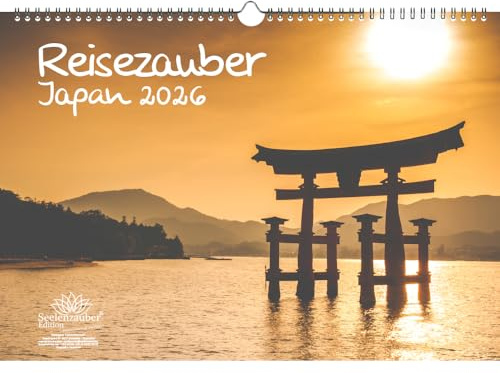 Reisezauber Japan DIN A3 Kalender für 2026 Japan Tokio Stadt Reise Land Urlaub - Seelenzauber