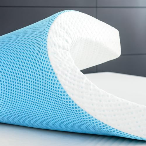 Topper 180x180cm H3/H4 | Höhe 8cm | Kaltschaumkern | Atmungsaktiver 3D-Netzbezug | Bequemer Matratzentopper für Boxspringbett und Schlafsofa | Waschbarer Bezug | Ergonomisch & Atmungsaktiv | Oeko-TEX