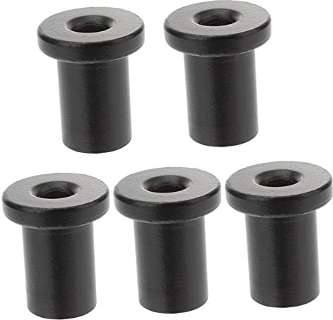 HOMSFOU 5 Pièces Entretoises de Porte Coulissante Barn Door de Inoxydable Accessoires de Quincaillerie pour Connexion des Rails à Mur